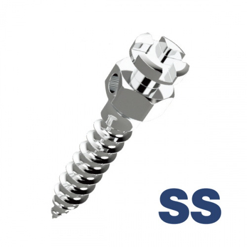 Картинка SSA1810C Минивинт межкорневой Smart Anchor стальной, серия SSA-C, с отверстием и пазом, Ø1.8 мм, длина 10 мм для анонса